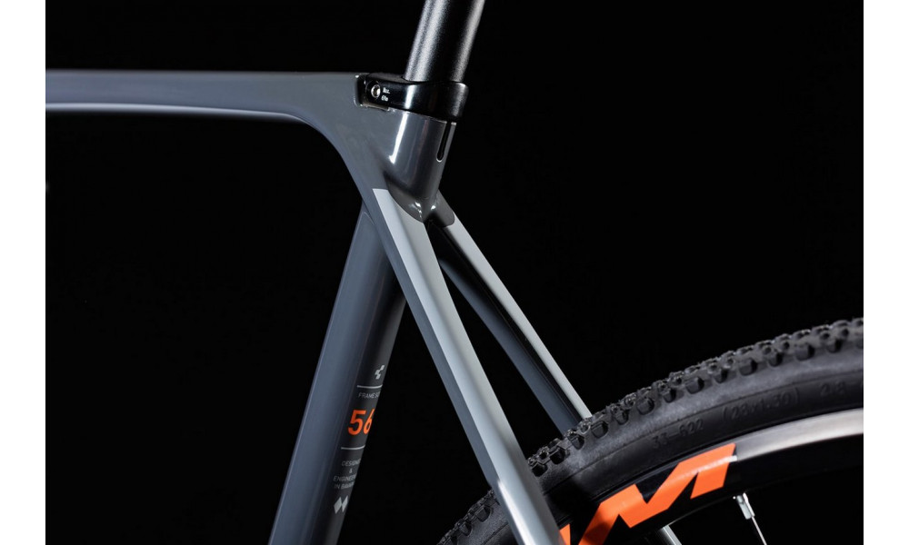 Dviratis Cube Cross Race C:62 Pro 2018 grey´n´orange - 2