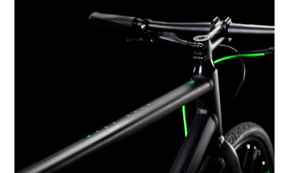 Dviratis Cube Hyde Race 2018 black´n´green - 3