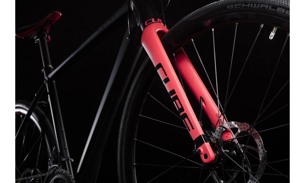 Dviratis Cube Nuroad WS black´n´coral 2019 - 3