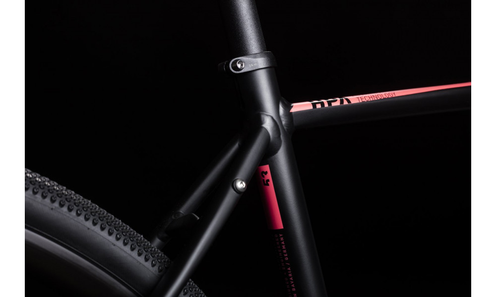 Dviratis Cube Nuroad WS black´n´coral 2019 - 5