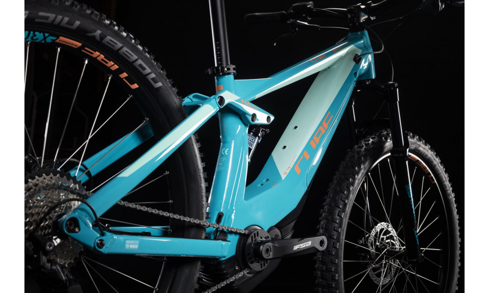 Elektrinis dviratis Cube Sting Hybrid 120 Race 500 29 turquoise´n´apricot 2019 - 2