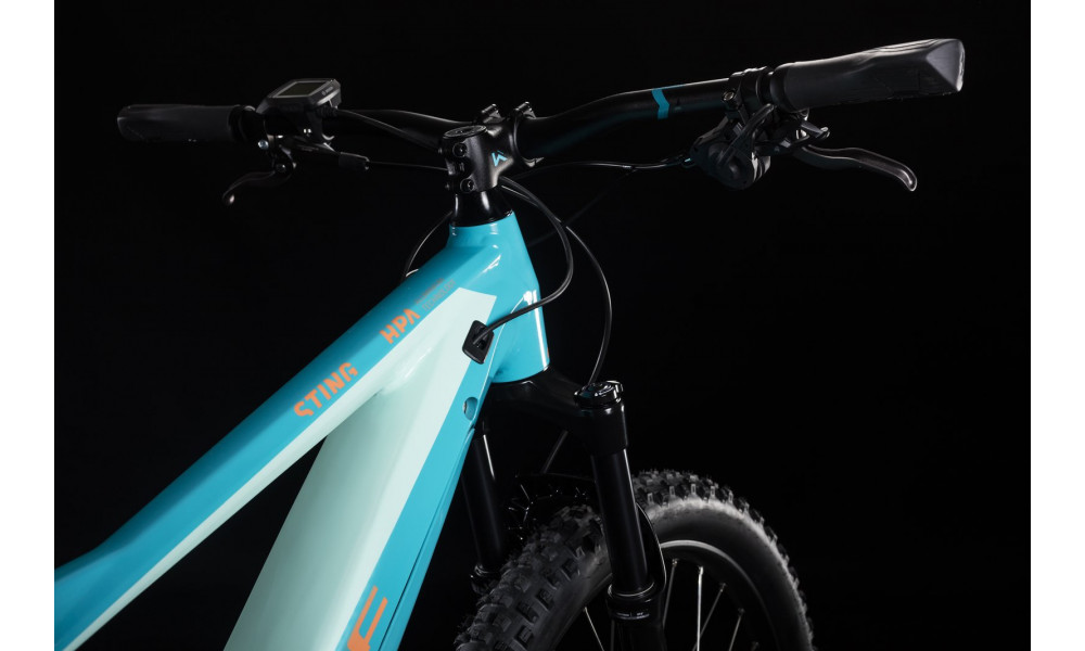 Elektrinis dviratis Cube Sting Hybrid 120 Race 500 29 turquoise´n´apricot 2019 - 3