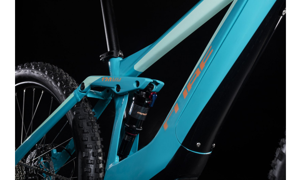 Elektrinis dviratis Cube Sting Hybrid 120 Race 500 29 turquoise´n´apricot 2019 - 5