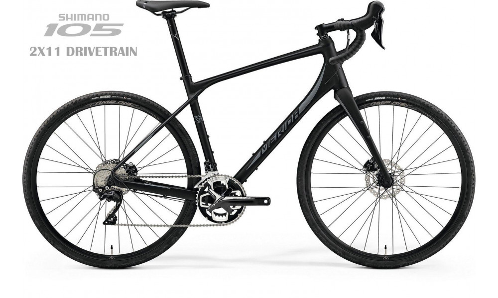 Dviratis Merida SILEX 400 2019 matt black 