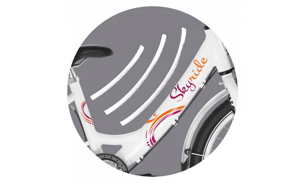 Dviratis PUKY Skyride 20-6 Alu white - 2