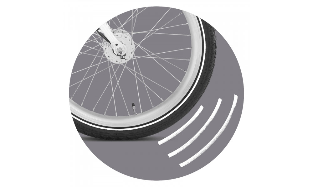 Dviratis PUKY Skyride 20-6 Alu white - 4