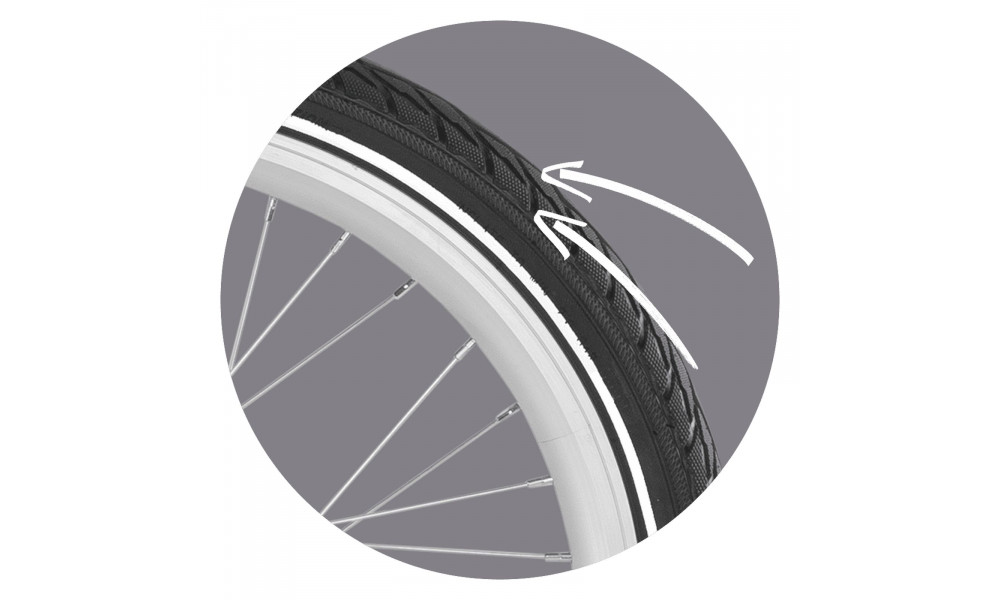 Dviratis PUKY Skyride 20-6 Alu white - 5
