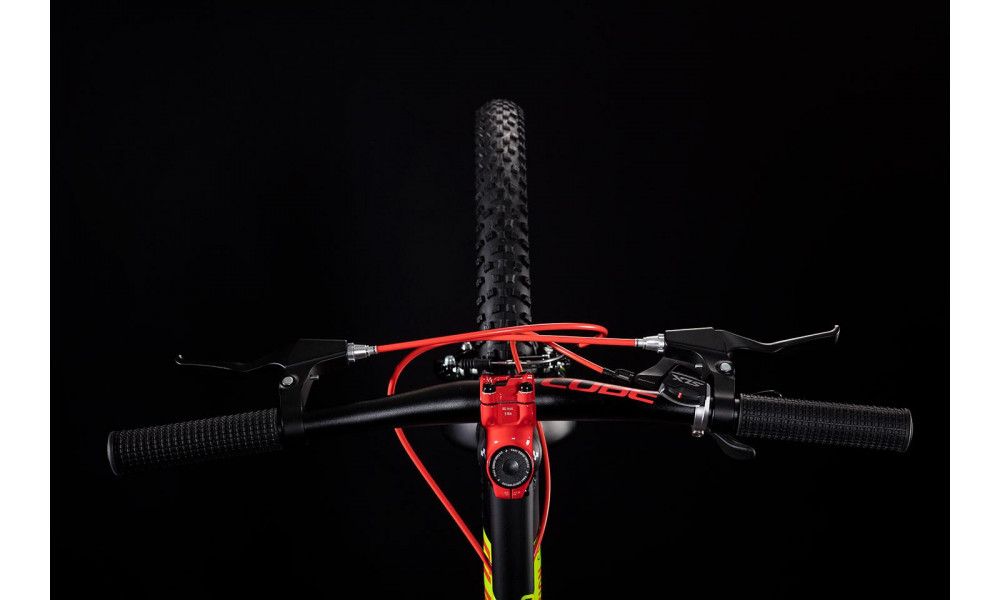 Dviratis Cube Reaction 240 SL red'n'green'n'black 2020 - 1