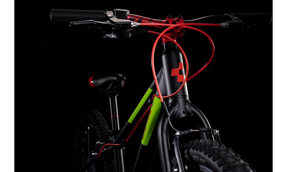 Dviratis Cube Reaction 240 SL red'n'green'n'black 2020 - 4