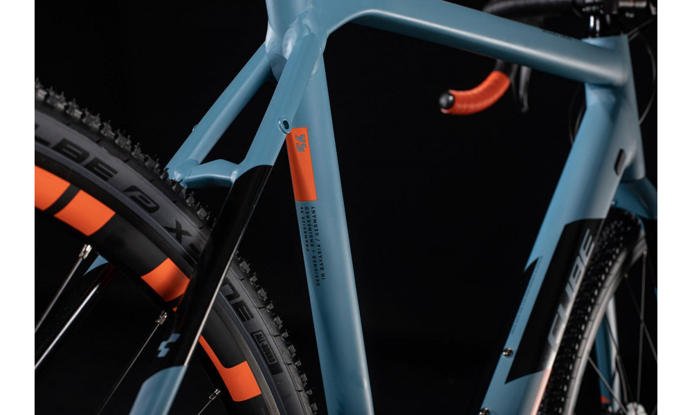 Dviratis Cube Cross Race SL bluegrey'n'orange 2020 - 3