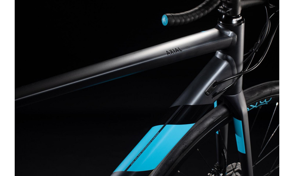 Dviratis Cube Axial WS Race iridium'n'aqua 2020 - 1