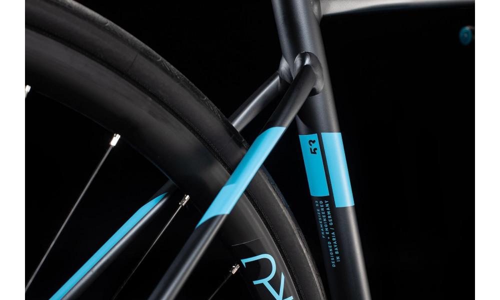 Dviratis Cube Axial WS Race iridium'n'aqua 2020 - 2