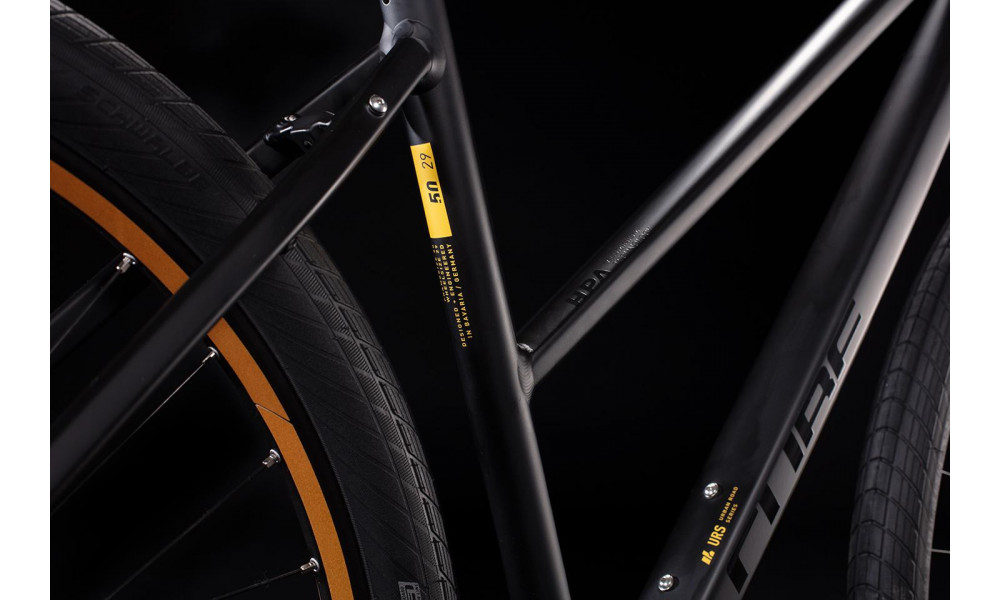 Dviratis Cube Hyde Trapeze black'n'yellow 2020 - 3