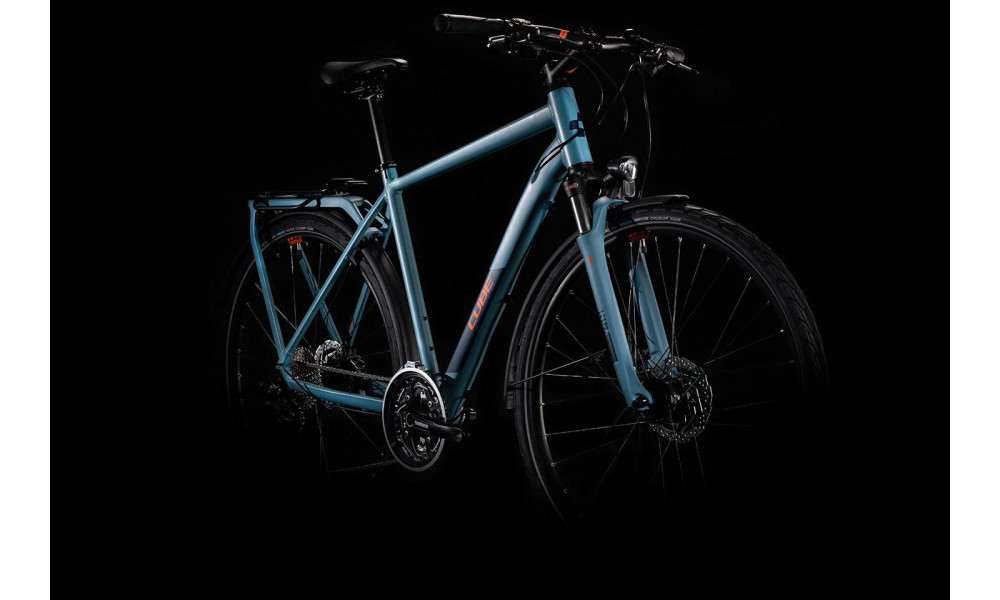 Dviratis Cube Kathmandu Pro blue'n'orange 2020 - 1