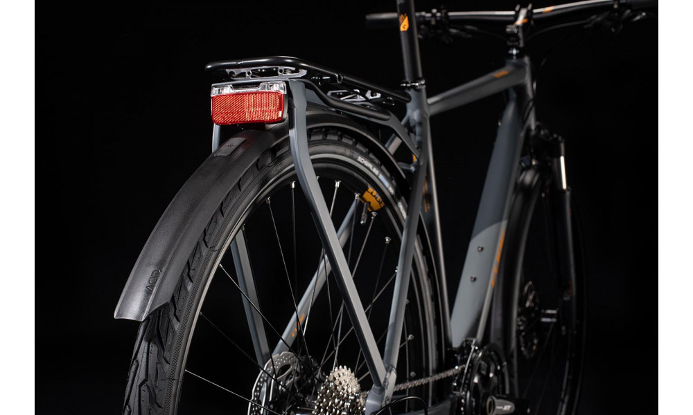 Dviratis Cube Kathmandu EXC grey'n'orange 2020 - 2