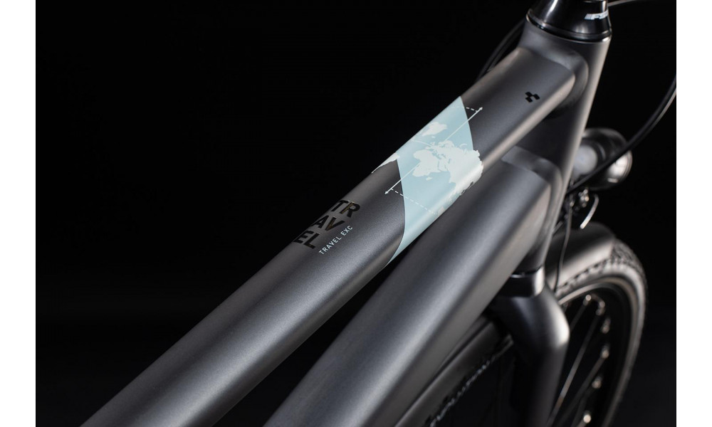 Dviratis Cube Travel Exc iridium'n'blue 2020 - 2