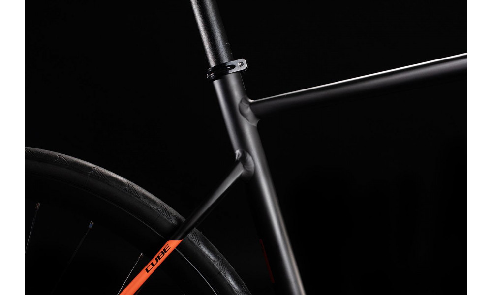 Dviratis Cube Attain Pro black'n'orange 2020 - 2