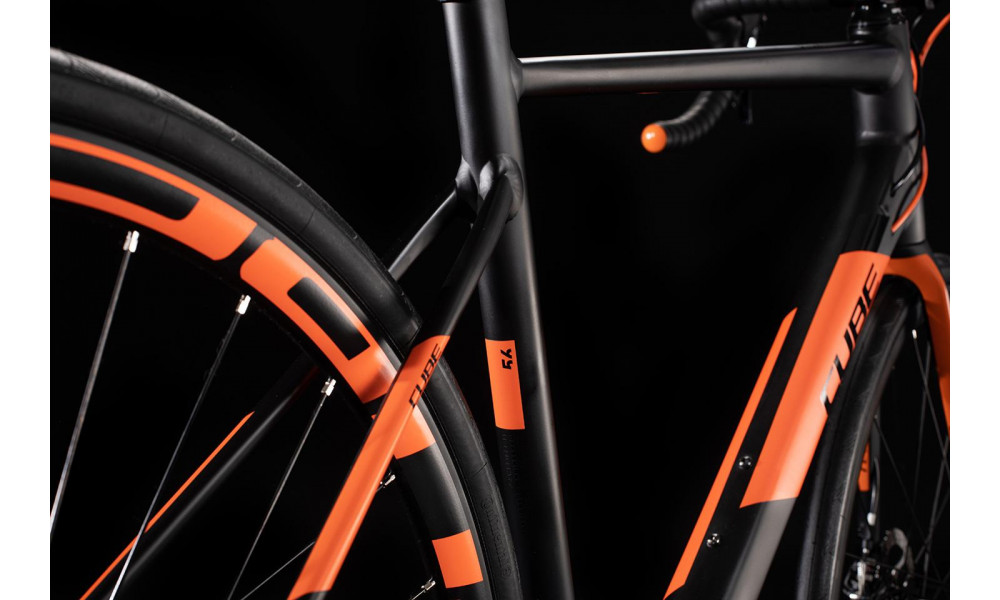 Dviratis Cube Attain Pro black'n'orange 2020 - 3