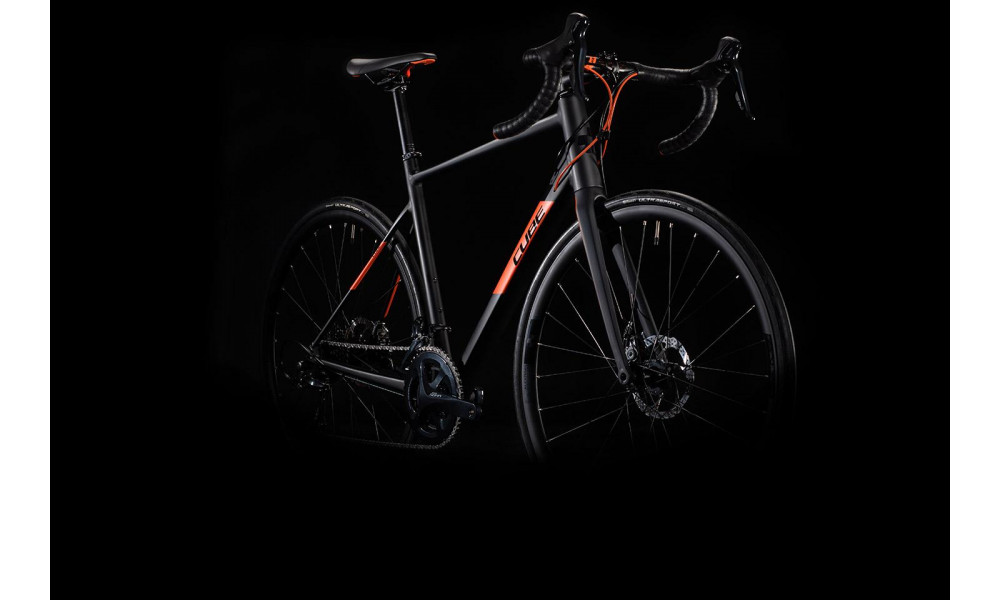 Dviratis Cube Attain Pro black'n'orange 2020 - 4