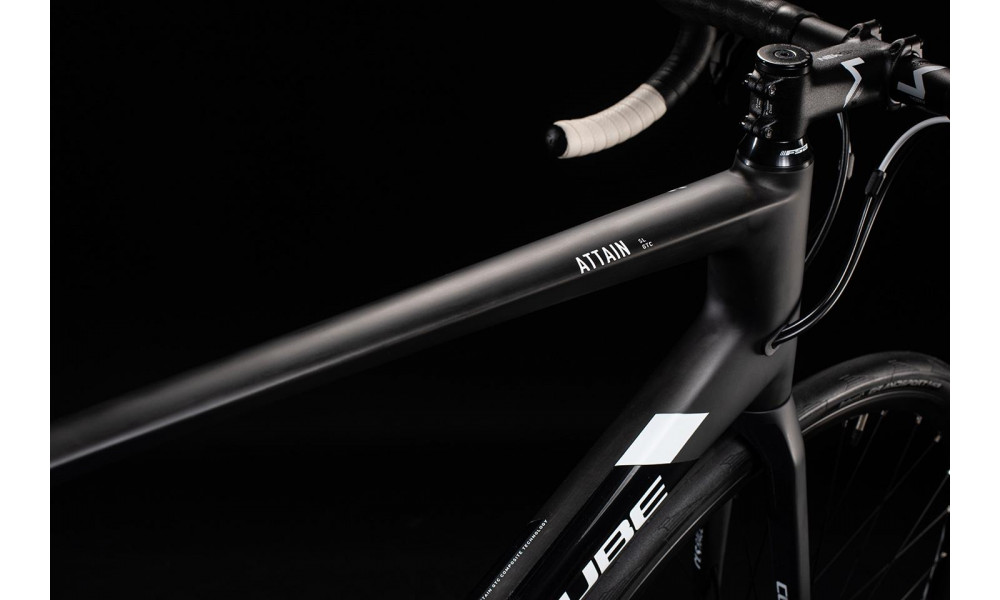 Dviratis Cube Attain GTC SL carbon'n'white 2020 - 1