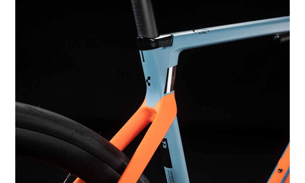 Dviratis Cube Agree C:62 Race bluegrey'n'orange 2020 - 2