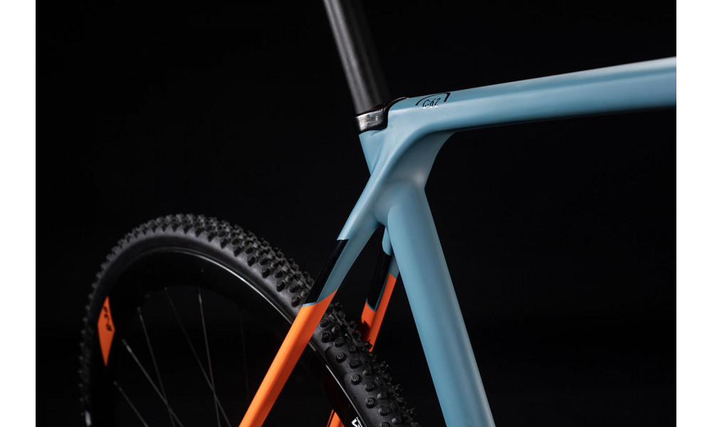 Dviratis Cube Cross Race C:62 SLT bluegrey'n'orange 2020 - 1