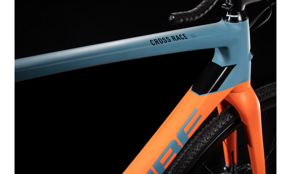 Dviratis Cube Cross Race C:62 SLT bluegrey'n'orange 2020 - 2
