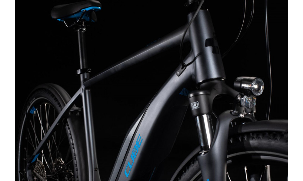 Elektrinis dviratis Cube Nature Hybrid ONE 500 Allroad iridium'n'blue 2020 - 1