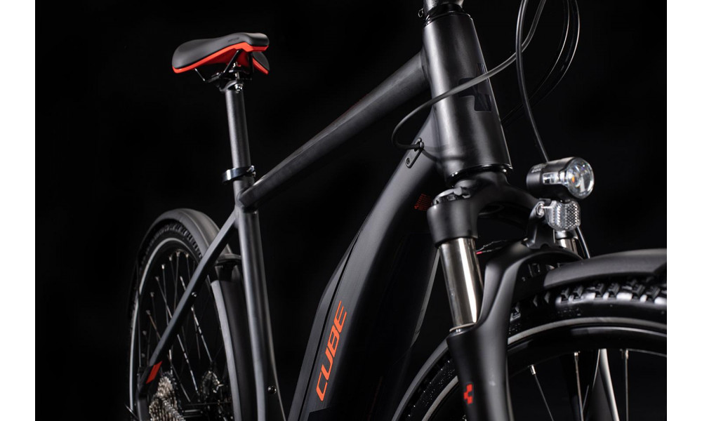 Elektrinis dviratis Cube Nature Hybrid EXC 500 Allroad black'n'red 2020 - 1