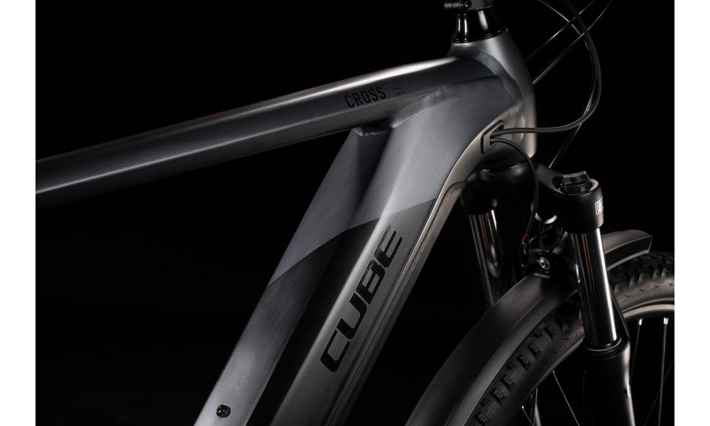 Elektrinis dviratis Cube Cross Hybrid Pro 625 Allroad iridium'n'black 2020 - 2