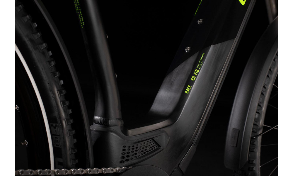 Elektrinis dviratis Cube Cross Hybrid Race 500 Allroad black'n'green 2020 - 2