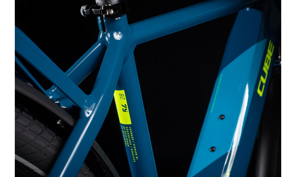 Elektrinis dviratis Cube Kathmandu Hybrid ONE 625 blue'n'yellow 2020 - 1