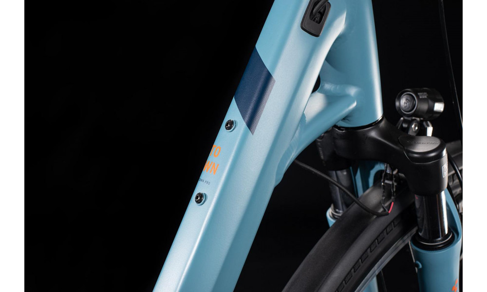 Elektrinis dviratis Cube Town Hybrid Pro RT 400 Easy Entry blue'n'orange 2020 - 1