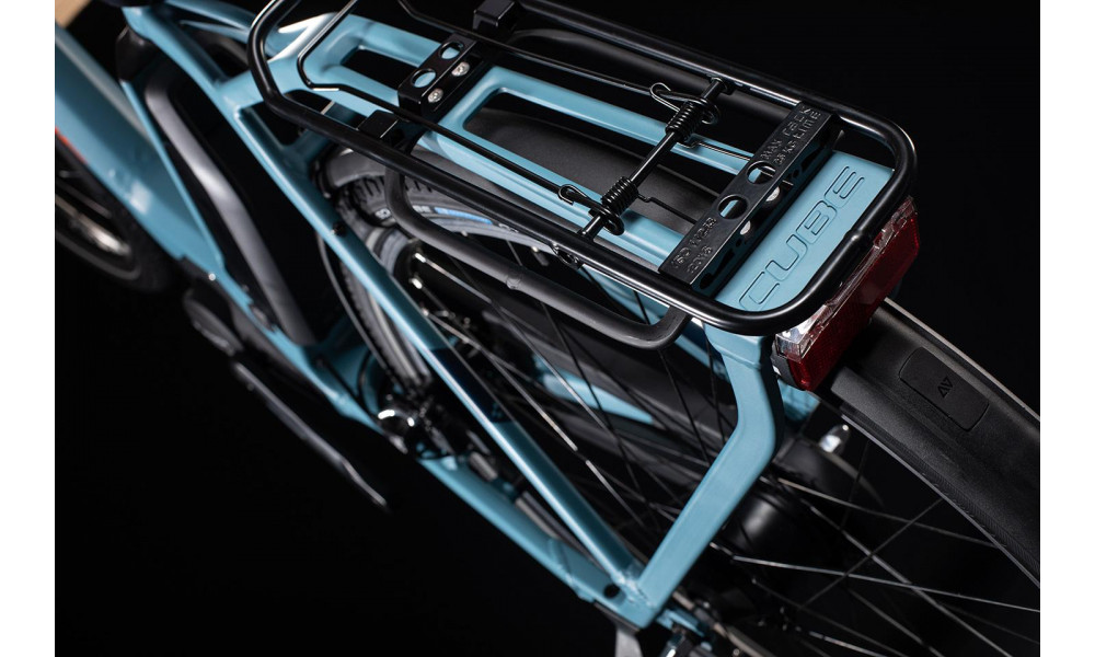 Elektrinis dviratis Cube Town Hybrid Pro RT 400 Easy Entry blue'n'orange 2020 - 2