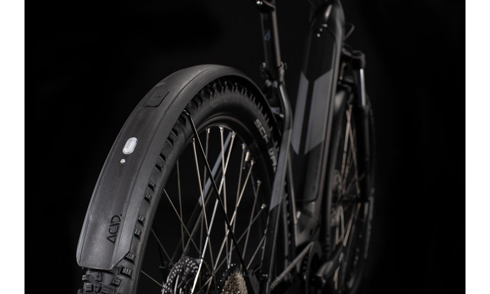 Elektrinis dviratis Cube Nuride Hybrid Pro 625 Allroad Easy Entry black'n'grey 2020 - 2