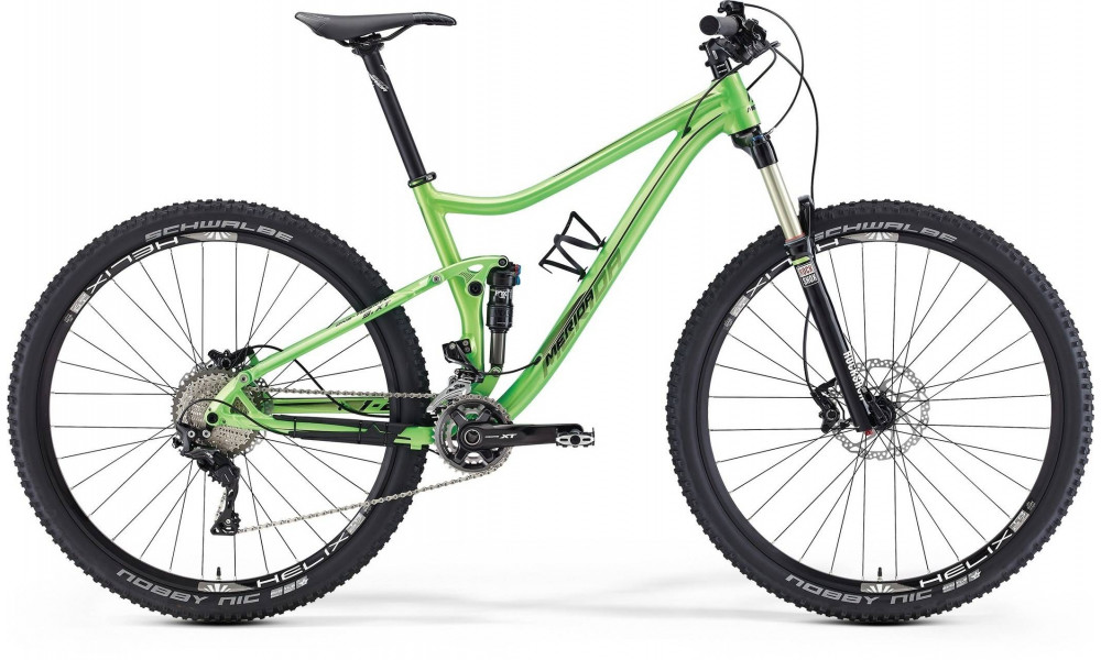 Dviratis Merida ONE-TWENTY 7. XT Edition 2016 green 