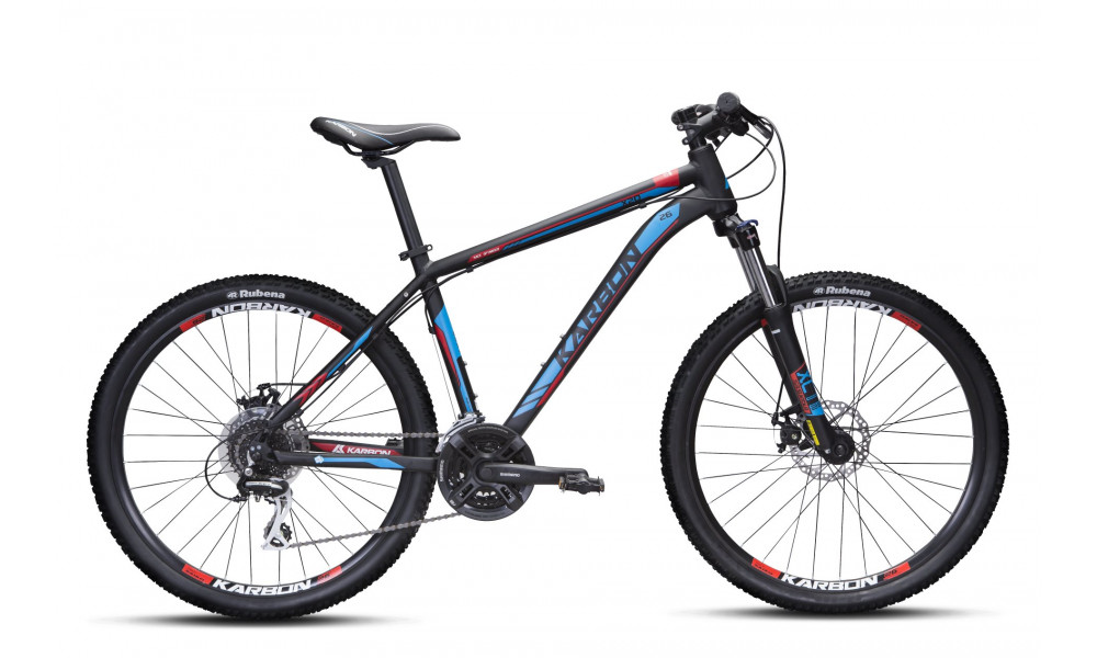 Dviratis Karbon Racing X20 26" 2016 black-blue 