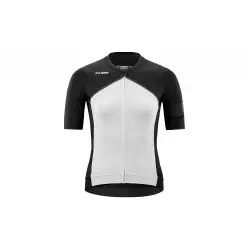 Dviratininko marškinėliai Cube Blackline WS white'n'black S/S