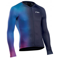 Dviratininko marškinėliai Northwave Blade L/S black-iridescent