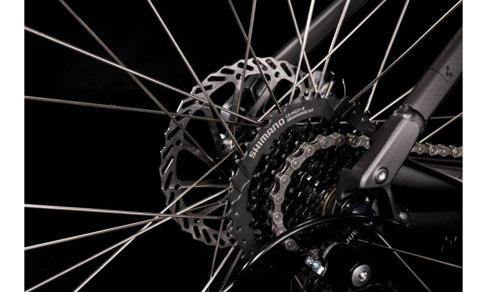 Dviratis Cube Nature graphite'n'black 2022 - 4