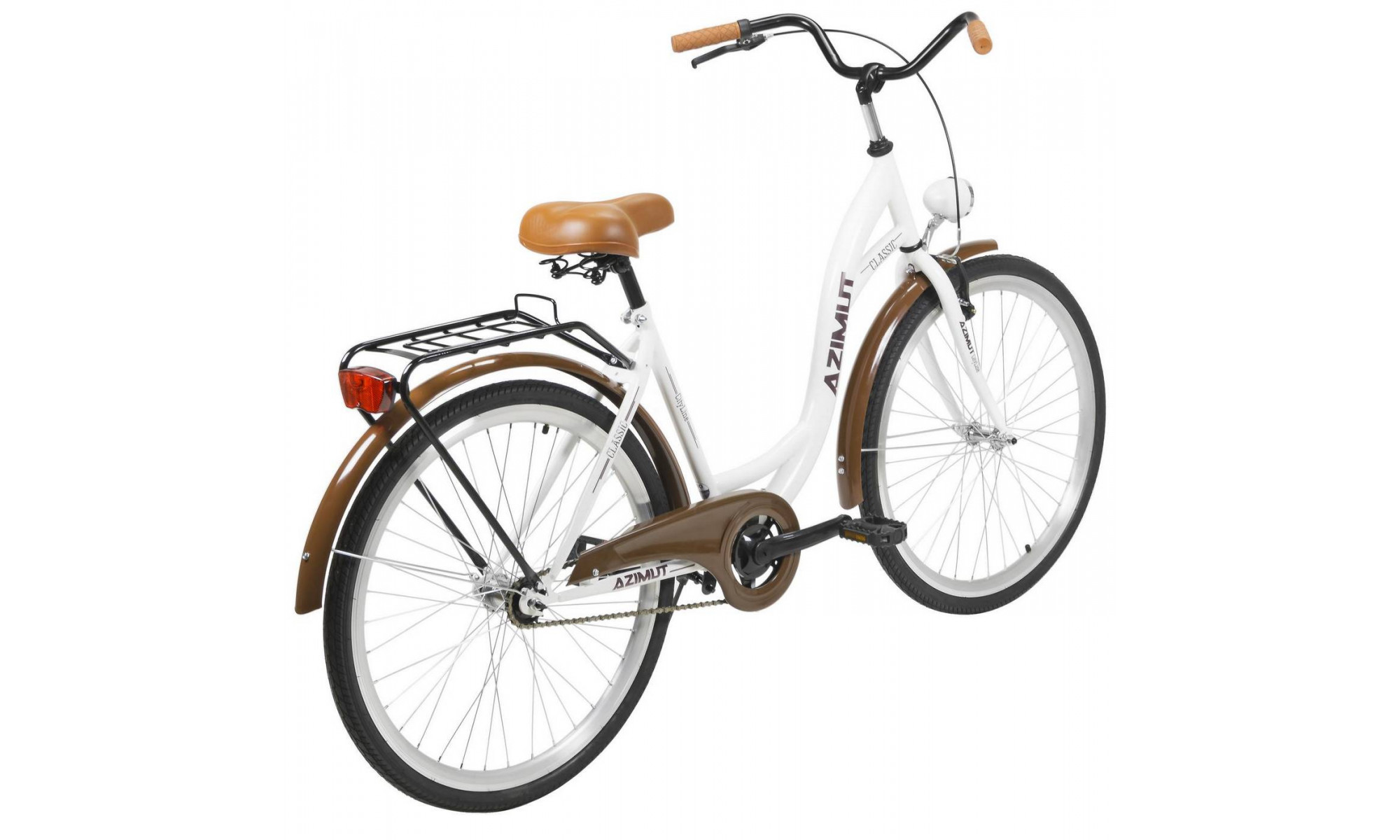 Dviratis AZIMUT Classic 26" 2025 white - 1