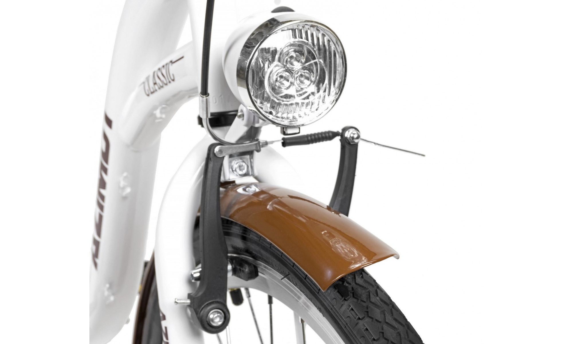 Dviratis AZIMUT Classic 26" 2025 white - 2