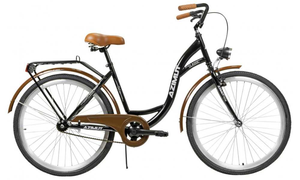 Dviratis AZIMUT Classic 26" 2025 black - 1