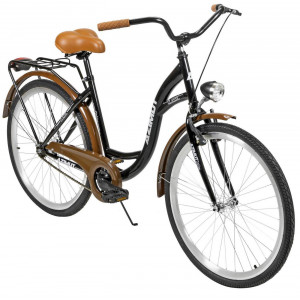 Dviratis AZIMUT Classic 26" 2025 black