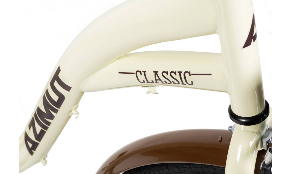 Dviratis AZIMUT Classic 28" 2025 cream - 3