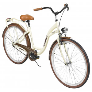 Dviratis AZIMUT Classic 28" 2025 cream