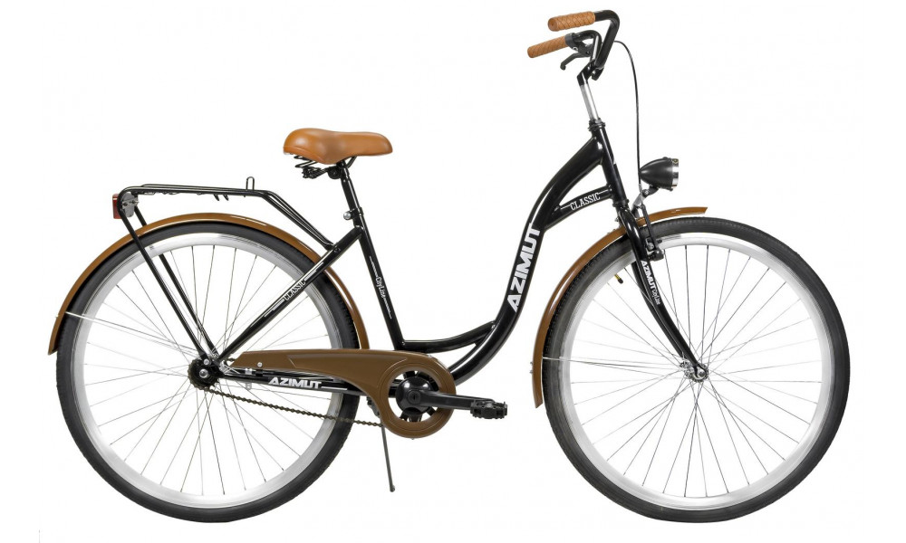 Dviratis AZIMUT Classic 28" 2025 black - 1