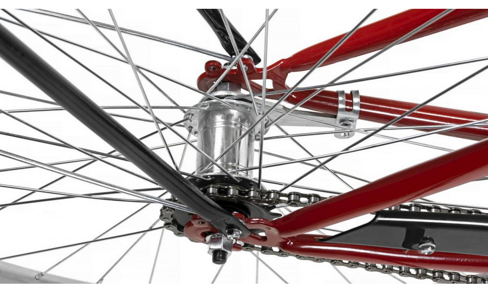 Dviratis AZIMUT Classic 28" 2025 bordo - 5