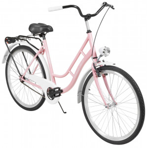 Dviratis AZIMUT Retro 26" 2025 light pink