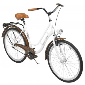 Dviratis AZIMUT Retro 26" 2025 white